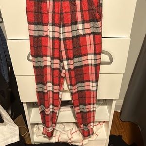 pink !Christmas flannel pants